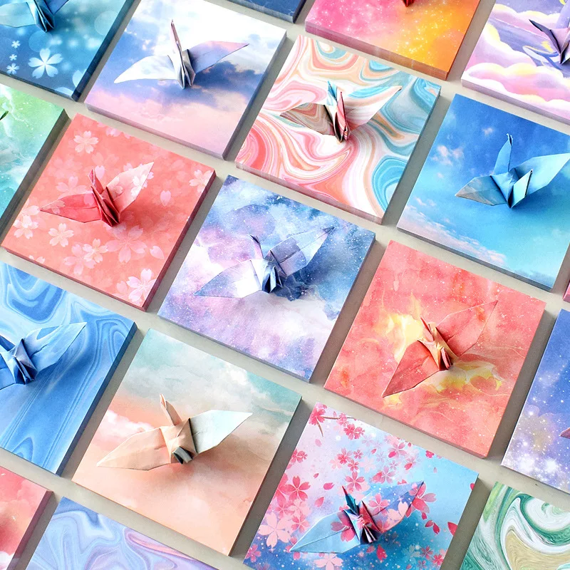 Pattern Tissue Paper - 400 PCS สีสัน Starry Sky Origami