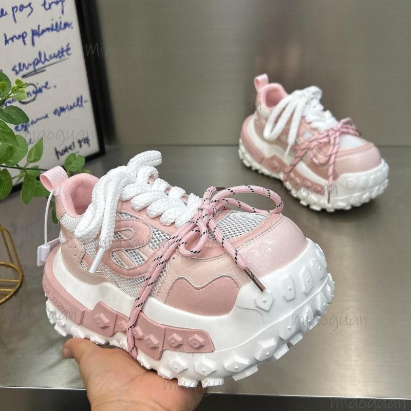 Sewing Net - รองเท้าผ้าใบผู้หญิงทรง Chunky Platform สไตล์ Dad Sneakers