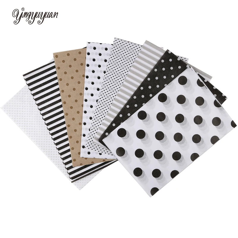 Pattern Tissue Paper - 210*140มม.A5 100แผ่น/กระเป๋ากระดาษทิชชูที่มีสีสันห่อกระดาษกระดาษหัตถกรรม DIY ของขวัญพับ Handmade party
