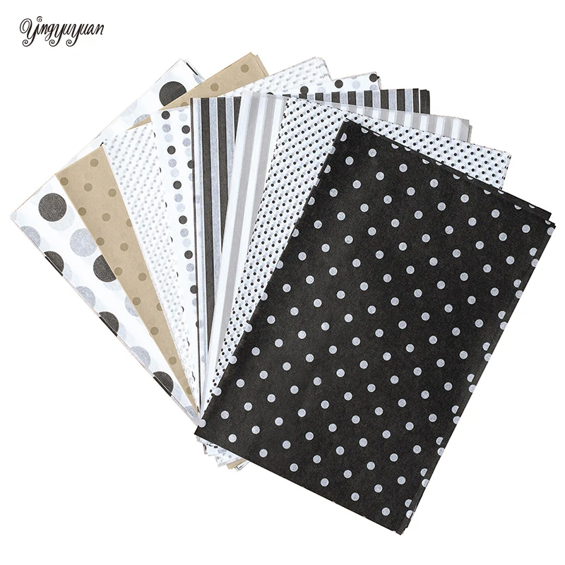 Pattern Tissue Paper - 100แผ่นA5ห่อกระดาษRetro Multicolorกระดาษบุ๊คมาร์คของขวัญห่อกระดาษดอกไม้ของขวัญบรรจุภัณฑ์วัสดุ14*21ซม.