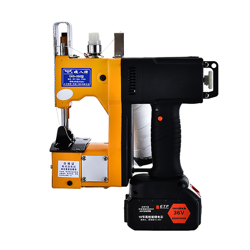 Sewing In Textile Industry - GK9-886 อุตสาหกรรมสิ่งทอจักรเย็บผ้าไฟฟ้าแบบพกพาซีลถุงผ้าบรรจุอัตโนมัติบ้านวิดน้ําเสื้อผ้าความเร็วสูง