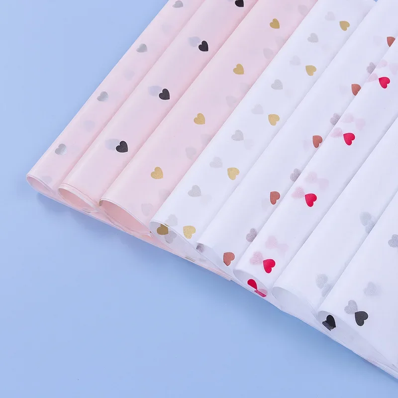 Pattern Tissue Paper - 10 แผ่น/lot 50*70 ซม.ห่อของขวัญกระดาษ DIY Handmade