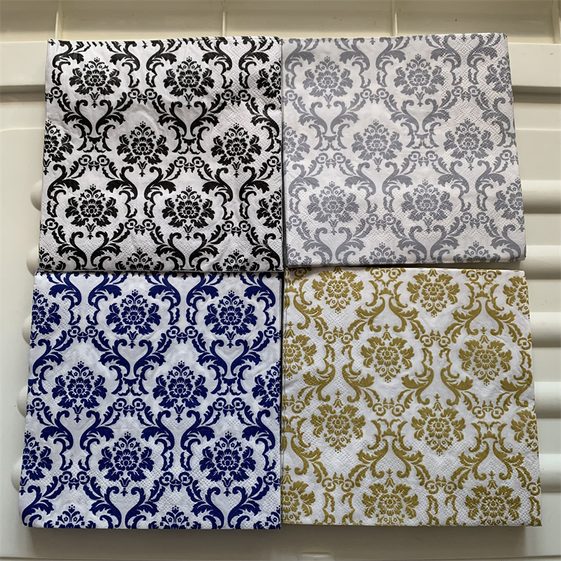 Decoupage กระดาษผ้ากันเปื้อนเน - Pattern Tissue Paper บทวิจารณ์และราคา