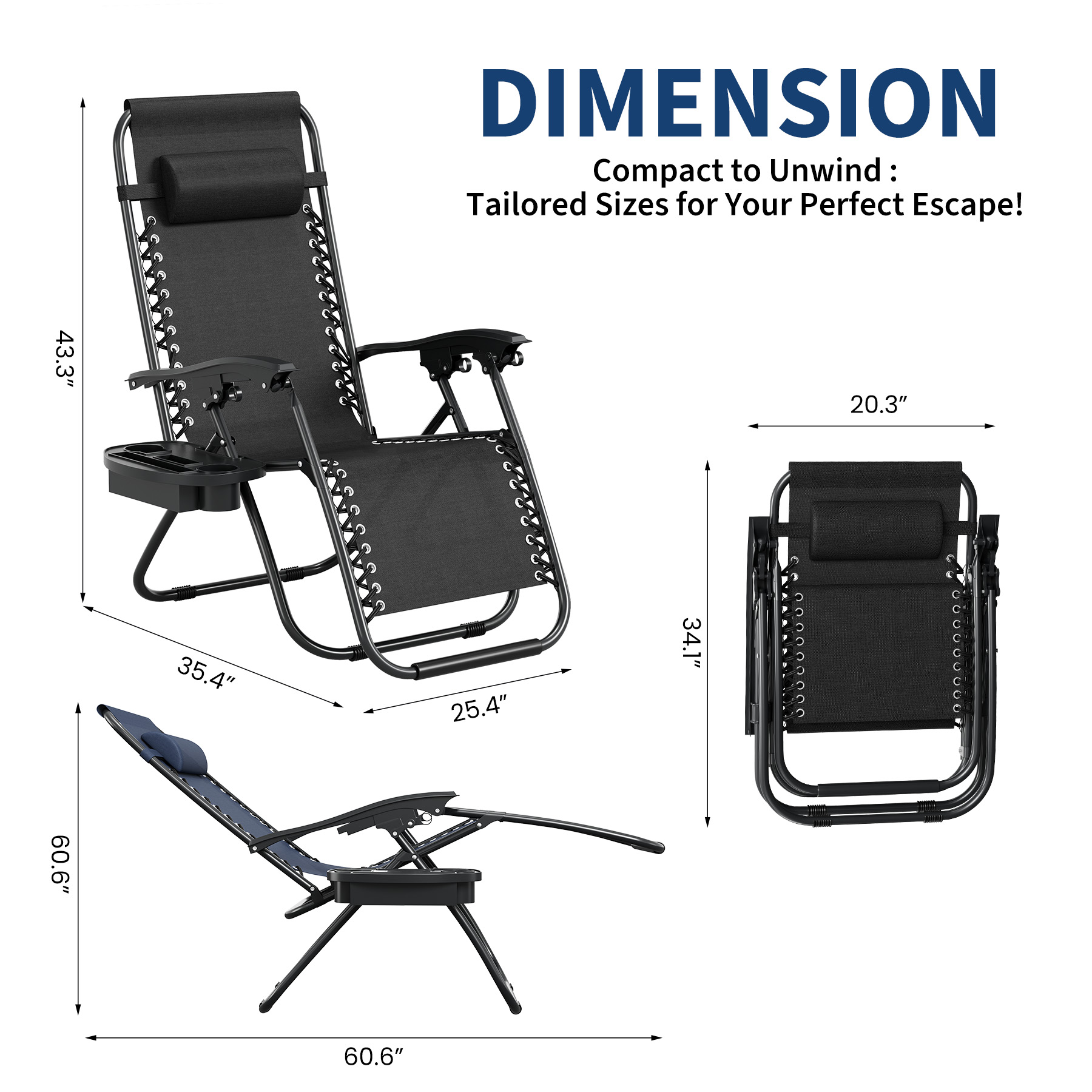 ชุดเก้าอี้พักผ่อนปรับเอนได้แบบ - Fabric Weight Set บทวิจารณ์และราคา