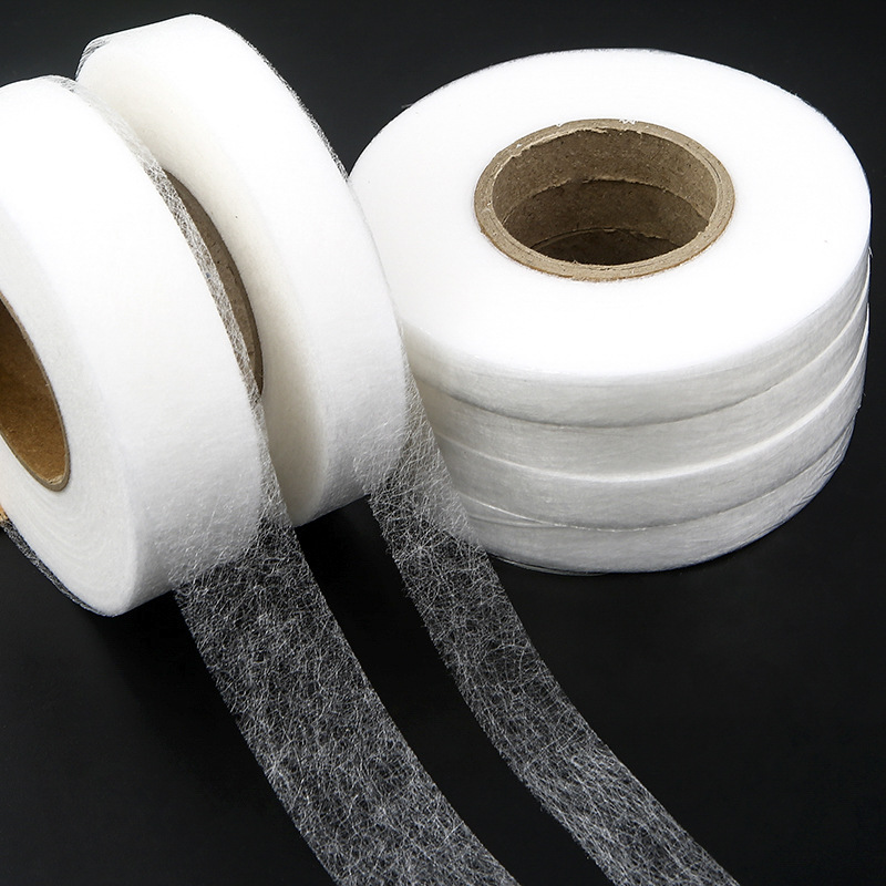 70 หลาสีดําสีขาว Hot Melt ตาข่ - Interfacing Iron On บทวิจารณ์และราคา