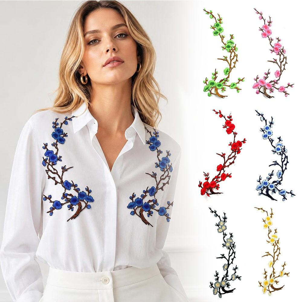 แผ่นปะลายดอกซากุระ DIY แบบรีดต - Textile For Sewing บทวิจารณ์และราคา