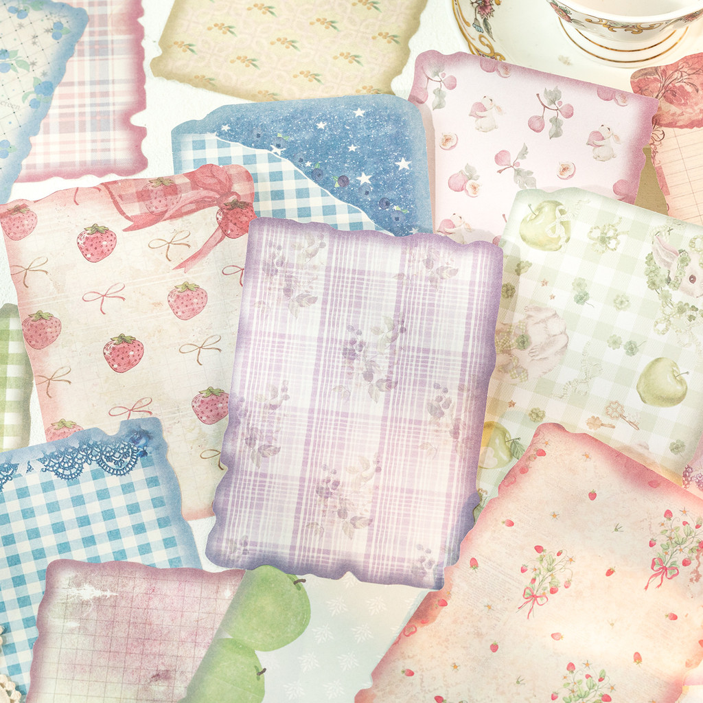 กระดาษสมุดภาพวินเทจ 30 แผ่น อุ - Pattern Tissue Paper บทวิจารณ์และราคา