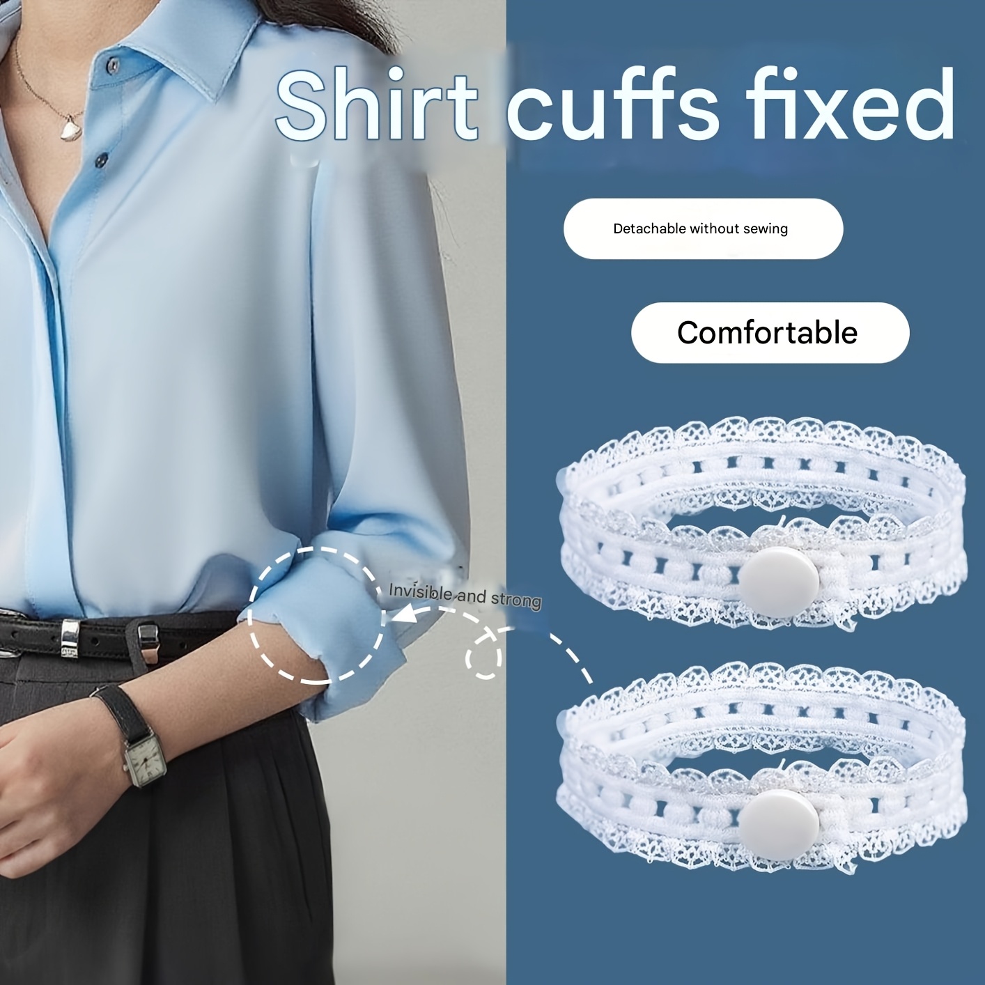 ที่รัดแขนเสื้อแบบปรับได้ 2/4 ช - Elastic Waistband Roll บทวิจารณ์และราคา