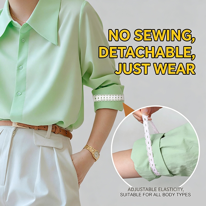 ที่รัดแขนเสื้อแบบปรับได้ 2/4 ช - Elastic Waistband Roll บทวิจารณ์และราคา