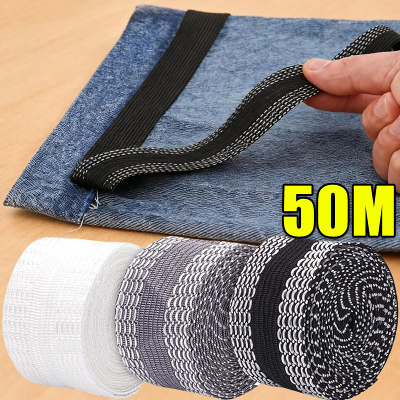 เทปกาวติดชายกางเกง 50 เมตร สำห - Interfacing Iron On บทวิจารณ์และราคา