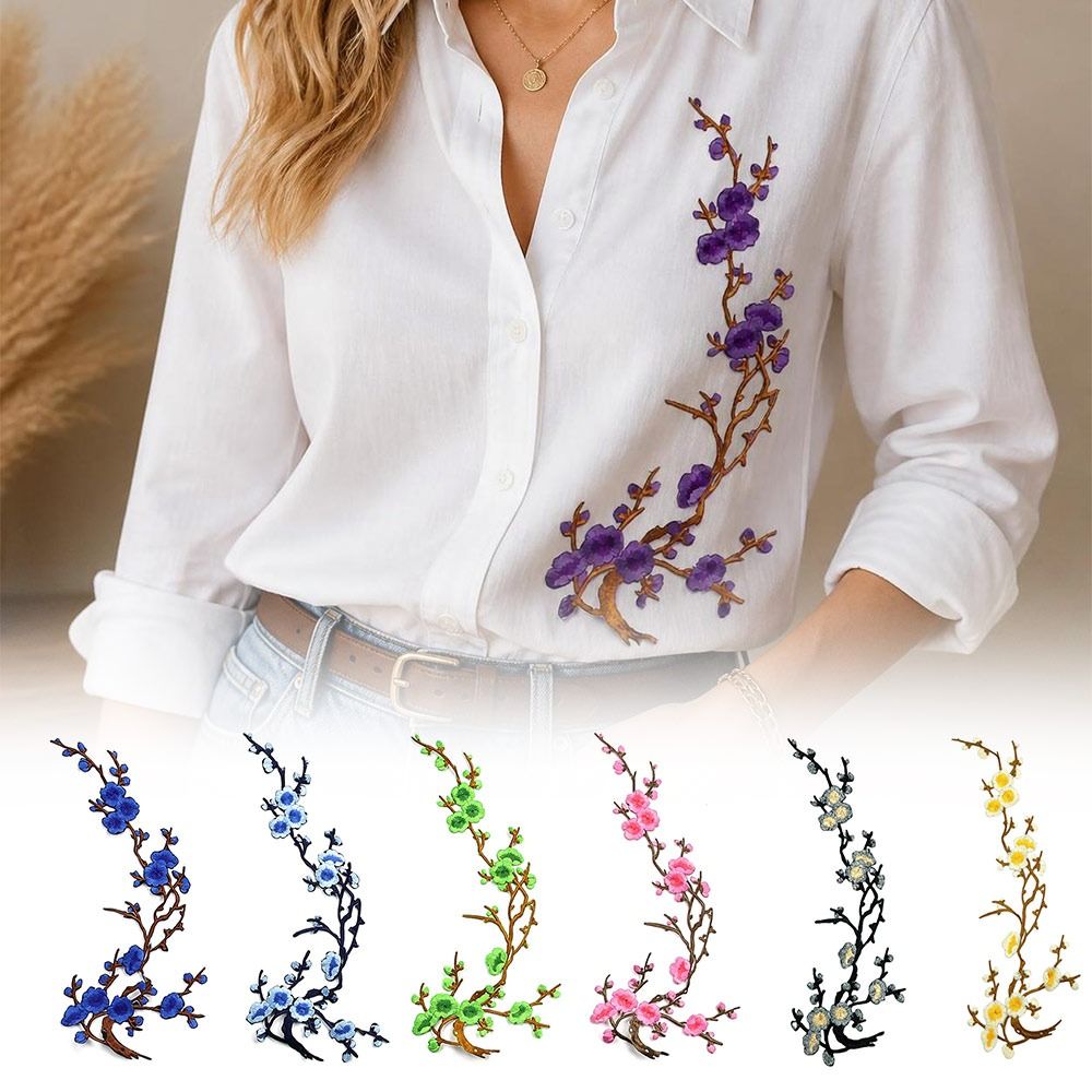 แผ่นปะลายดอกซากุระแบบ DIY สำหร - Textile For Sewing บทวิจารณ์และราคา