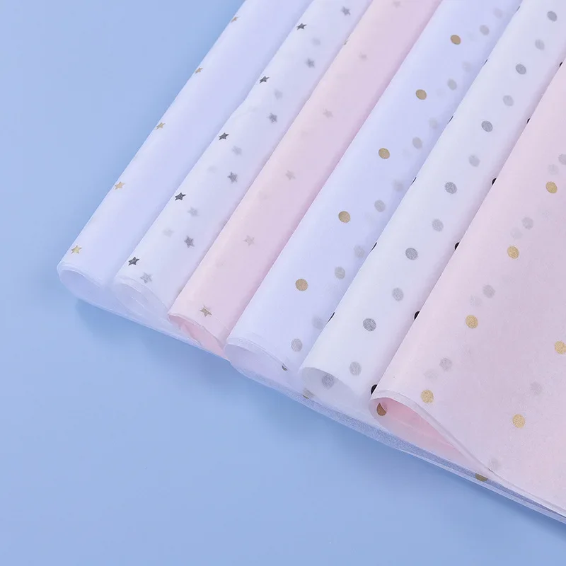 10 แผ่น/lot 50*70 ซม.ห่อของขวั - Pattern Tissue Paper บทวิจารณ์และราคา
